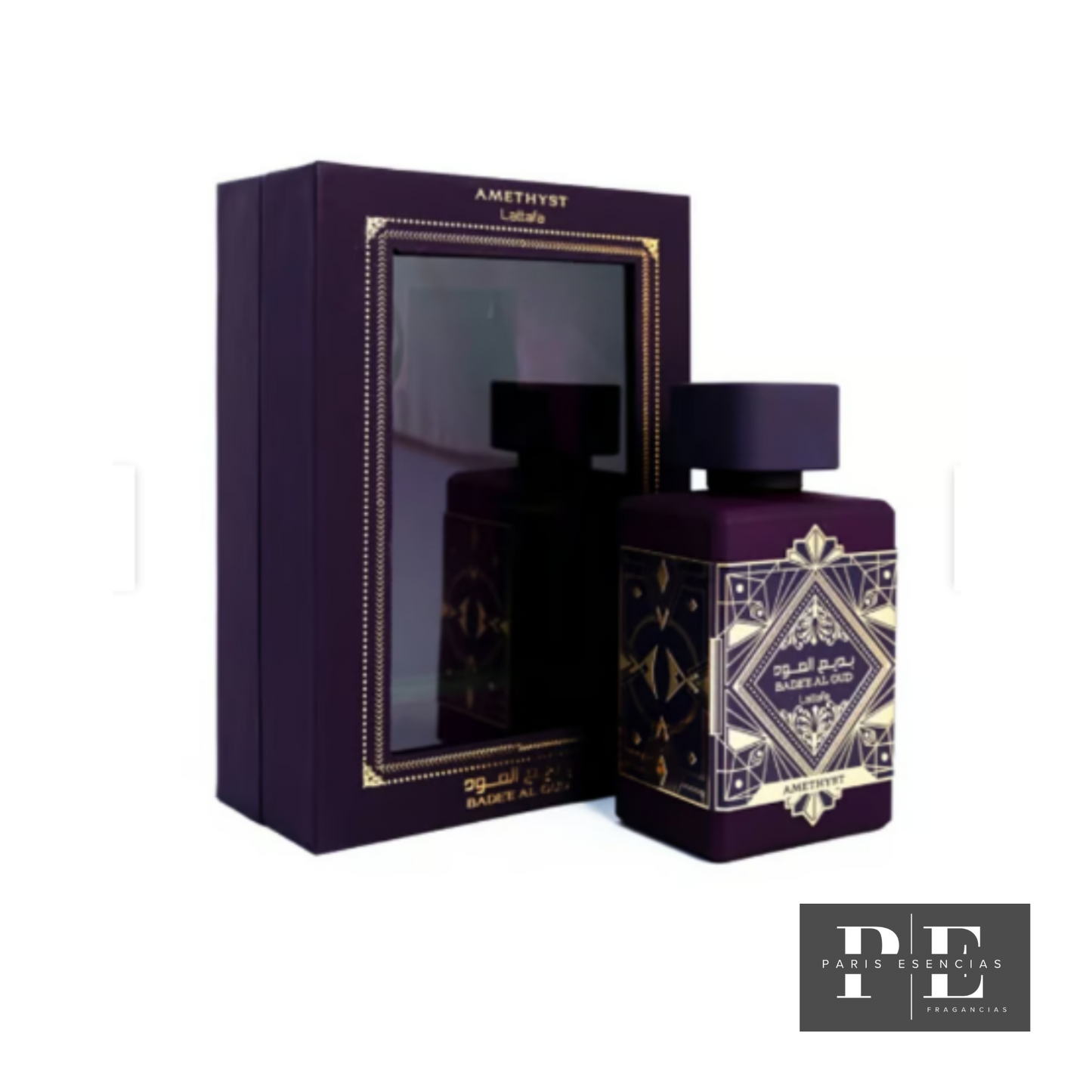 Bade'e Al Oud Amethyst Lattafa 100ml en caja